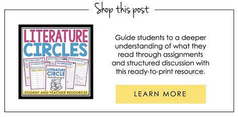 Literature Circles In Middle School Ela Answering Your 10 Most