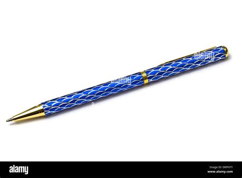 Blue Ball Point Pen Stock Photo Alamy