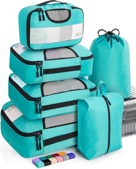 Amazon Veken Set Packing Cubes For Suitcases Travel Essentials