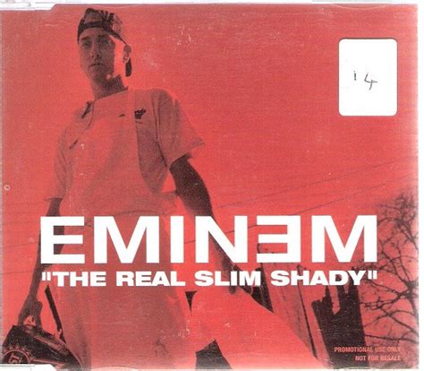 Eminem The Real Slim Shady Cd Single Promo Discogs