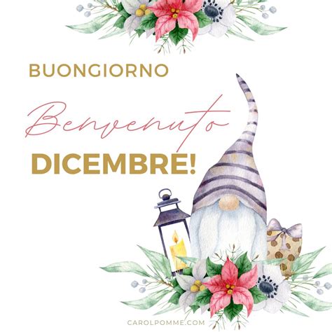 Benvenuto Dicembre Immagini Per Il Buongiorno Carol Pomme