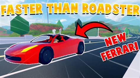 The Buffed Ferrari Is Now Faster Then The Roadster Roblox