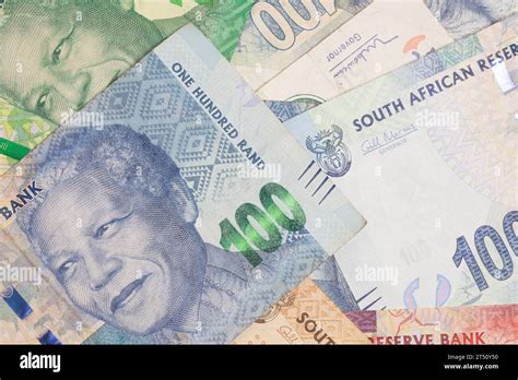 South African Money Rand Banknotes Stock Photo Alamy