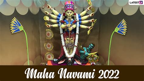 Durga Navami 2022 Maha Navami Puja Date Timings Significance And Porn