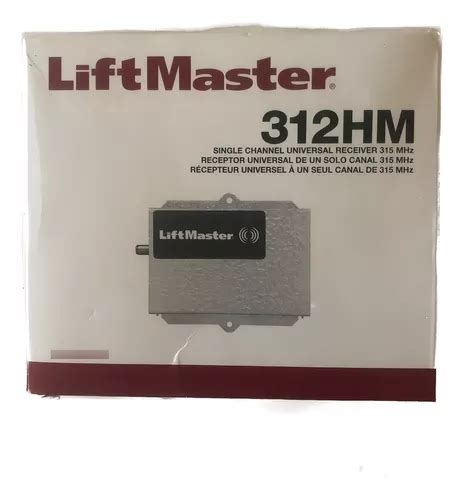 Receptor Liftmaster Merik Coaxial Frecuencia 315 Mhz 312hm Meses Sin