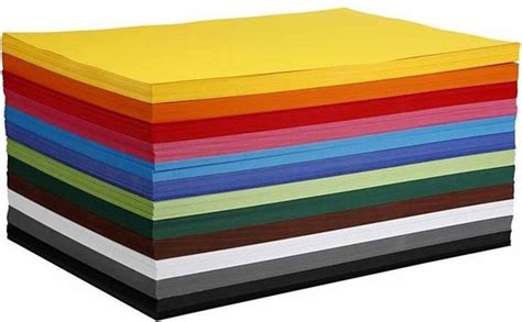 Gekleurd Karton A2 420x594 Mm 180 Gr Diverse Kleuren 120div Vellen