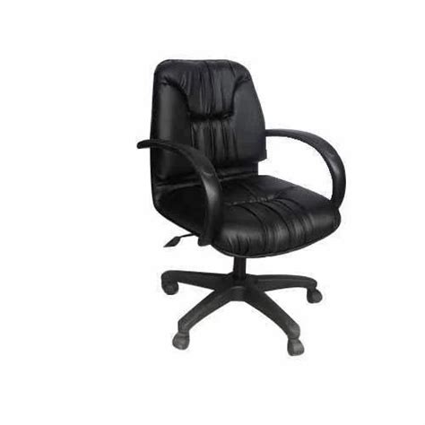 Rotatable Black Leather Seat Office Executive Chair At Rs In Mumbai