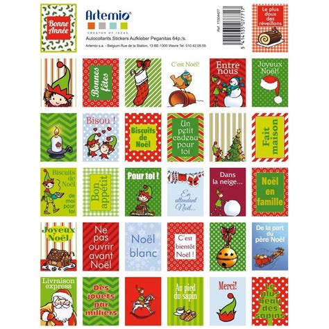 Stickers Timbres No L Lutins Artemio