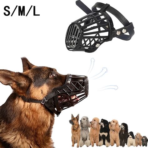 Udiyo Dog Muzzle Basket Muzzle For Small Medium Large Dogs Prevents