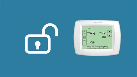 How To Unlock A Honeywell Thermostat Every Thermostat Series Robot Powered Home