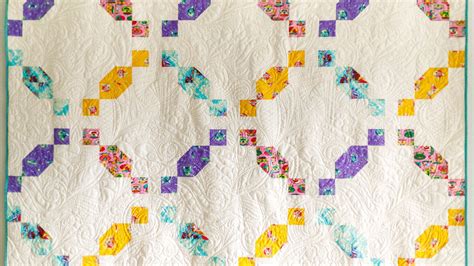 Easy Twin Size Quilt Pattern - The Wrapped Candy Quilt