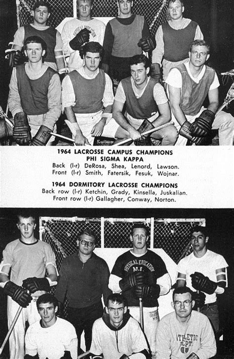 1964 Men's Lacrosse | Recreation and Wellbeing