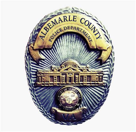 Albemarle County Police Department Badge Generic" - Badge, HD Png Download - kindpng