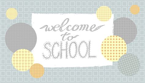 Welcome To School Banner Stock Illustration - Download Image Now - Abstract, Art, Autumn - iStock