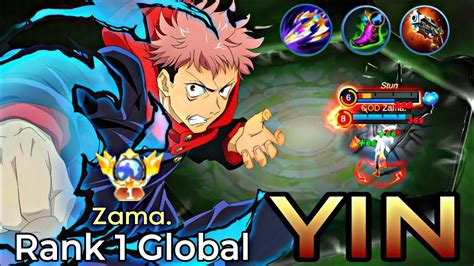 Yin Aggressive Gameplay Full Damage Build Yin Top Global By Zama