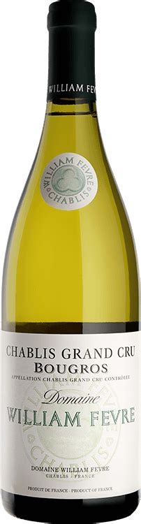 William F Vre Chablis Grand Cru Bougros Domaine Millesima Fr