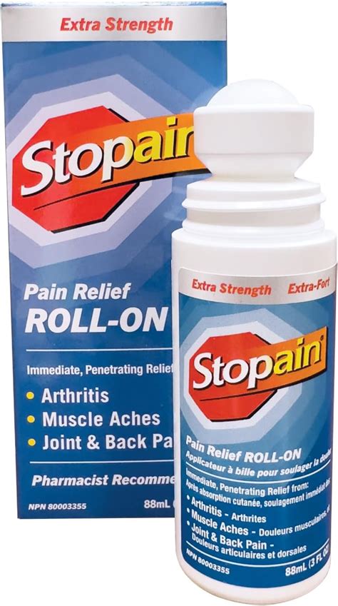 Stopain Extra Strength Pain Relieving Roll On Fast Relief From