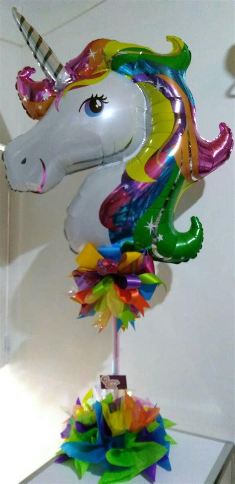 Unicorn Table Balloon Centerpieces