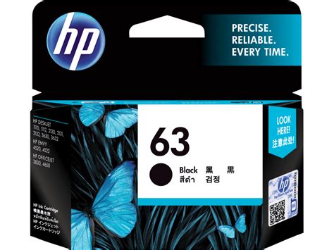 Hp 63 黑色原廠墨盒 Black Original Ink Cartridge F6u62aa Easy Stationery Company