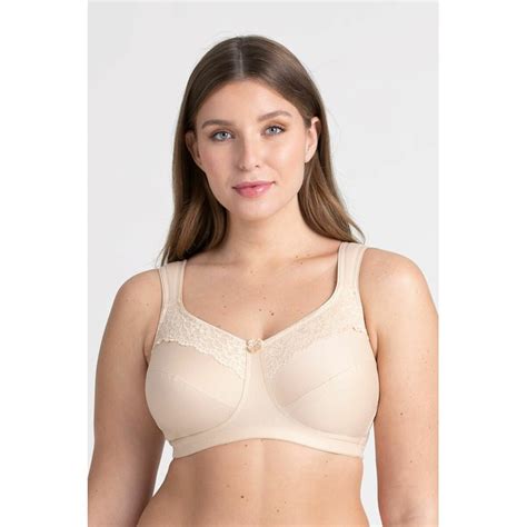 Cotton Now Minimiser Bra Without Underwiring In Cotton Mix Miss Mary Of