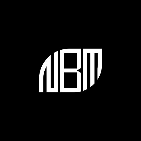 NBM letter logo design on black background. NBM creative initials ...