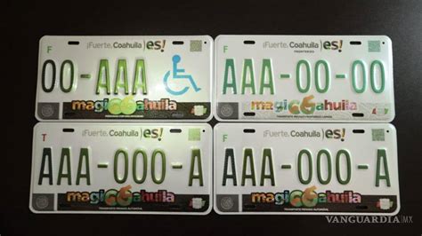 Blindan nuevas placas de Coahuila con códigos QR y patrones