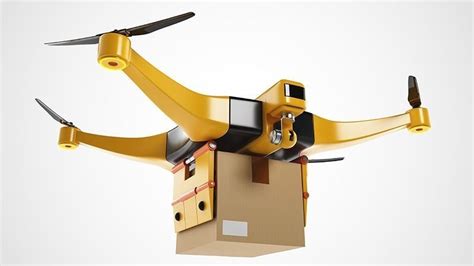 Package Delivery Drone 3d Model Cgtrader