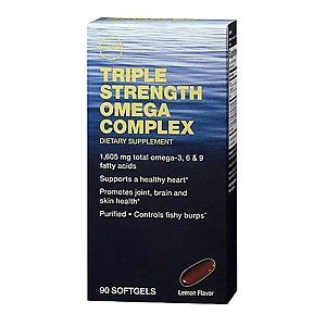 GNC Triple Strength Omega Complex Omega Complex 3 6 9 Triple Force From