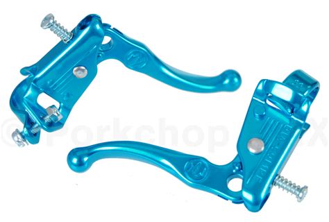 Dia Compe Tech 3 BMX Bicycle Brake Levers Lever Set BRIGHT DIP BLUE