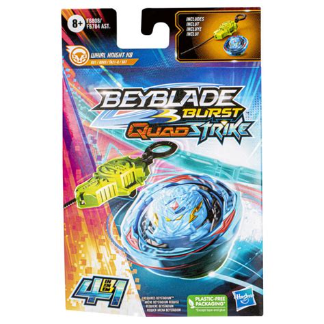 Starter Pack Beyblade Burst Quadstrike Toupie Whirl Knight K Et