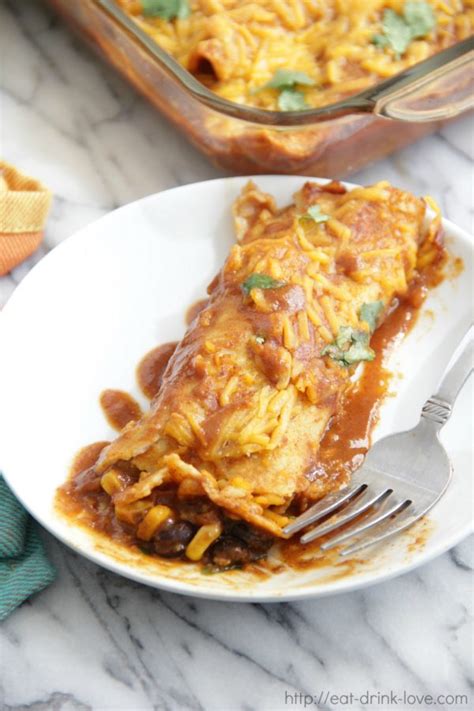 Vegetable Enchiladas - Eat. Drink. Love.