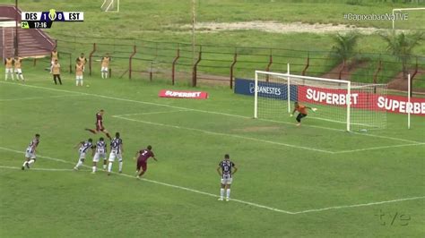 Gol De Victor Rangel Da Desportiva Contra O Estrela Do Norte Pelo