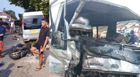 Kecelakaan Maut Di Purwasari Karawang Minibus Oleng Hingga Terbang