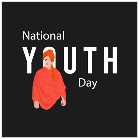 Premium Vector Swami Vivekananda Jayanti National Youth Day 12