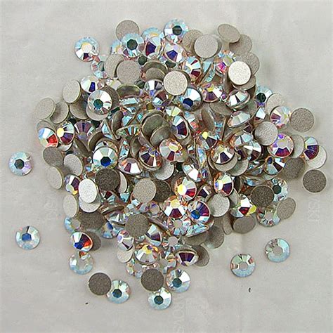 Good Quality Ss3 Ss50 Crystal Ab Non Hotfix Rhinestones Flat Back