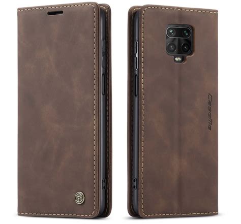 CaseMe Xiaomi Redmi Note 9 Pro Vintage Style Matte Texture Soft PU