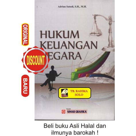 Jual Hukum Keuangan Negara Adrian Sutedi Sinar Grafika Buku Original