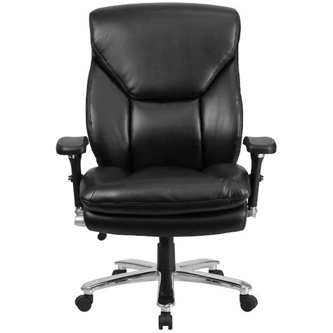 Flash Furniture HERCULES Black Leathersoft Contemporary Adjustable ...