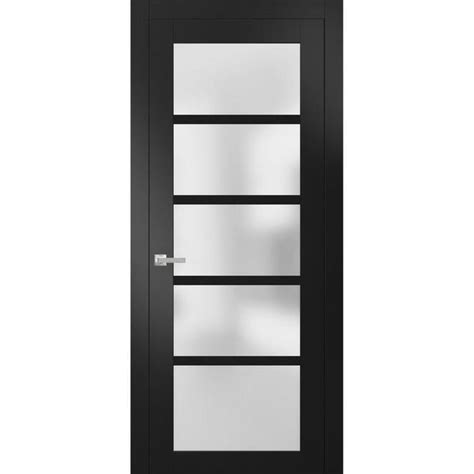 Sartodoors In X In Single Panel No Bore Frosted Glass