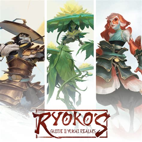 Artstation Ryokos Guide To The Yokai Realms Characters