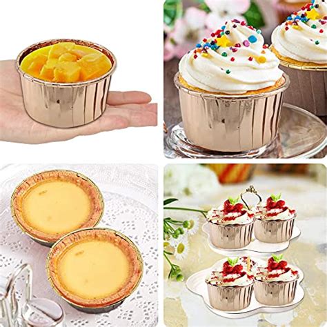 Oz Baking Cups With Lids Pack Lnyzqus Foil Cupcake Liners Muffin