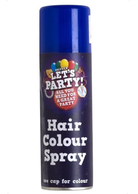 Halloween Blue Coloured Hair Spray Halloween Blue Coloured Hair Spray