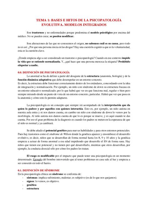 Tema 1 Psicopato Apuntes Del Tema 1 Apuntes Del Profe TEMA 1 BASES