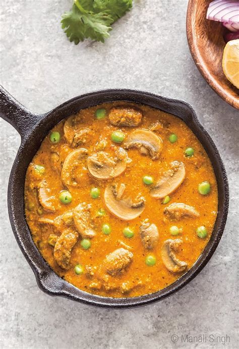 Instant Pot Curry With Mushroom Peas Matar Mushroom Instant Pot Eats