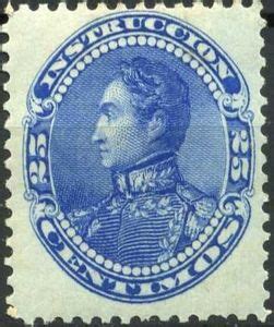 Stamp Sim N Bol Var Venezuela Instruccion Bolivar Series Of