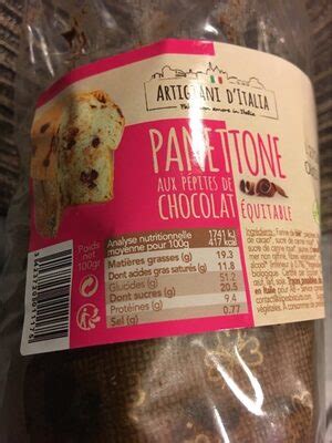 Panettone Aux Pepites De Chocolat