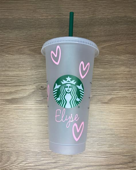 Starbucks Personalised 24oz Plastic Straw Cup Etsy