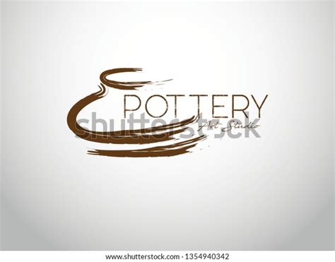 Pottery Art Studio Logo Stock Vector (Royalty Free) 1354940342 | Shutterstock