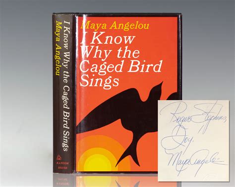 I Know Why The Caged Bird Sings By Angelou Maya 1969 Signed By