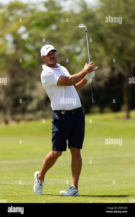 Captain Brooks Koepka Of Smash Gc Hits His Shot During The First Round